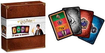 Harry Potter, I Go To Hogwarts Card Game, Fun Memory Testing Game For All The Family For 2 to 6 Players, Great Gift For Kids Aged 7+,