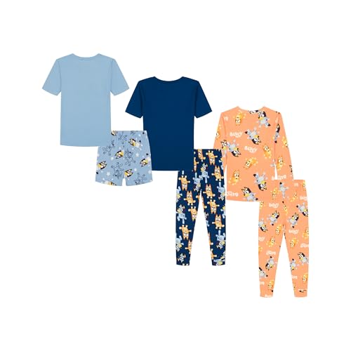 Bluey Boys' 6-piece Snug-fit Cotton Pajama Set, Soft & Cute for Kids, GO BLUEY, 6 by Bluey - Used condition - Image 5