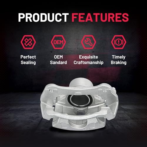 Image of BDFHYK 19-B2916 19-B2917 Front Disc Brake Caliper Assembly Compatible with Acura ILX 2013-2015 2.4L L4, Compatible with Honda Civic 2012-2015 CR-V 2005-2006 2.4L L4, Gas 2pcs