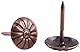 Namvo 200pcs Retro Chrysantheme Polsterung Nägel Stifte Möbel Nägel für Sofa Dekoration Kork Feste Leder Handwerk Gürtel rot Bronze