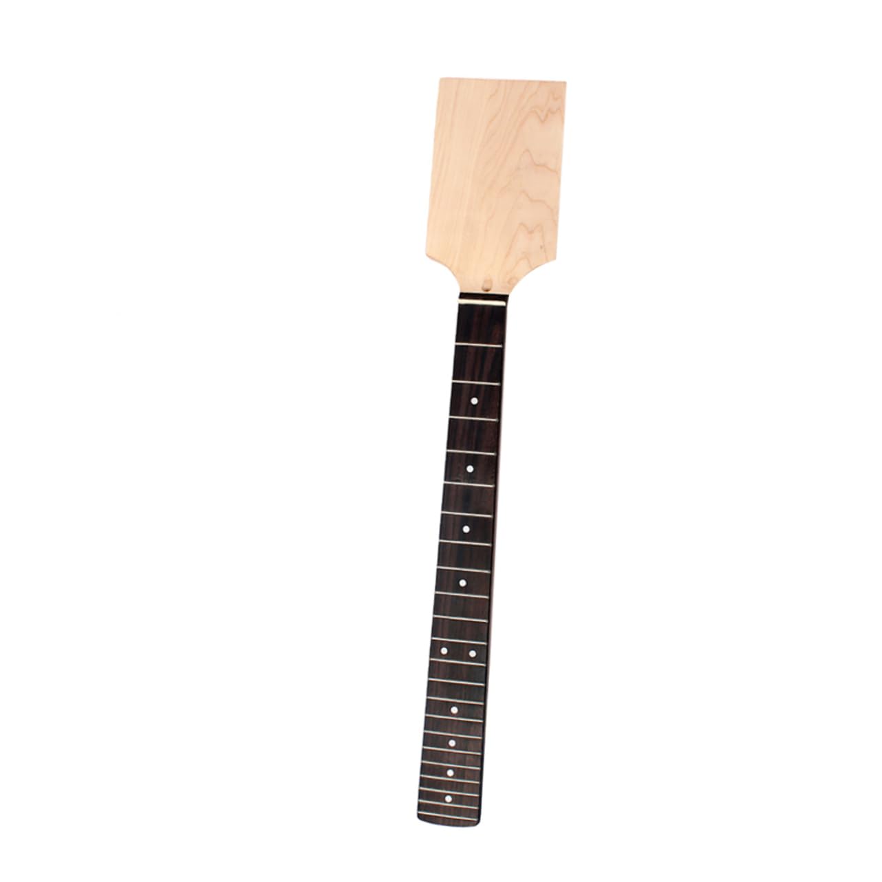 Yardwe Diy Electric Guitar Maple Neck Rosewood Guitar Maple Neck Fretboard 22 Frets