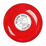 Runder elektrischer Sicherheitsalarm, 6 Zoll, 95, durchdringender Alarmton, mehrere elektrische Stromversorgung, Brandschutzgerät, hohe Lautstärke