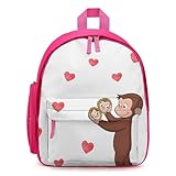 [ロニコン] キッズ リュック おさるのジョージ バックパック ジュニア 子供 デイパック ランドセル 軽量 大容量 幼稚園 低学年 通学 男の子 女の子