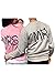 Pareja Sudadera A Juego Mujeres Hombres Mrs MR Casual Pulóver Pack Grey...