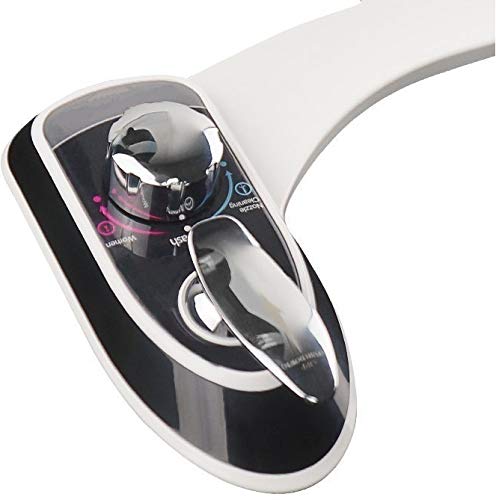 UbiGear Hot & Cold Water Spray Bathroom Bidet Self Cleaning Dual Nozzle Non-Electric Mechanical Toilet Restroom Seat Cover Attachment (UBI-AMI-610) - Thumbnail 2