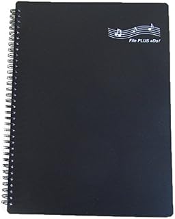 FILE PLUS DO Folder for Musicians, Sheet Music Folder, Band Folder, Writable, Spiral-Bound