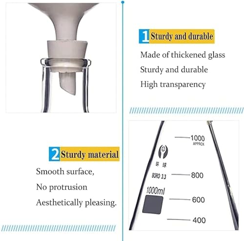 Membran-Vakuumpumpe, Labor-Vakuumfiltrationsapparatur-Set mit Handpumpe und Trichter für Chemie- und Physikexperimente