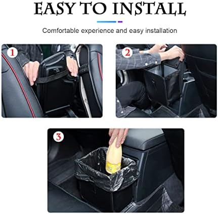 Fekey&JF Foldable Waterproof Car Trash Can, Large