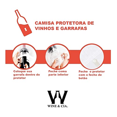 20 Camisas Protetoras De Bebidas Para Viagem Fecho Ziplock