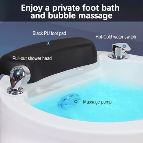 Spa de pies con hidromasaje, luz y calor miniatura 3