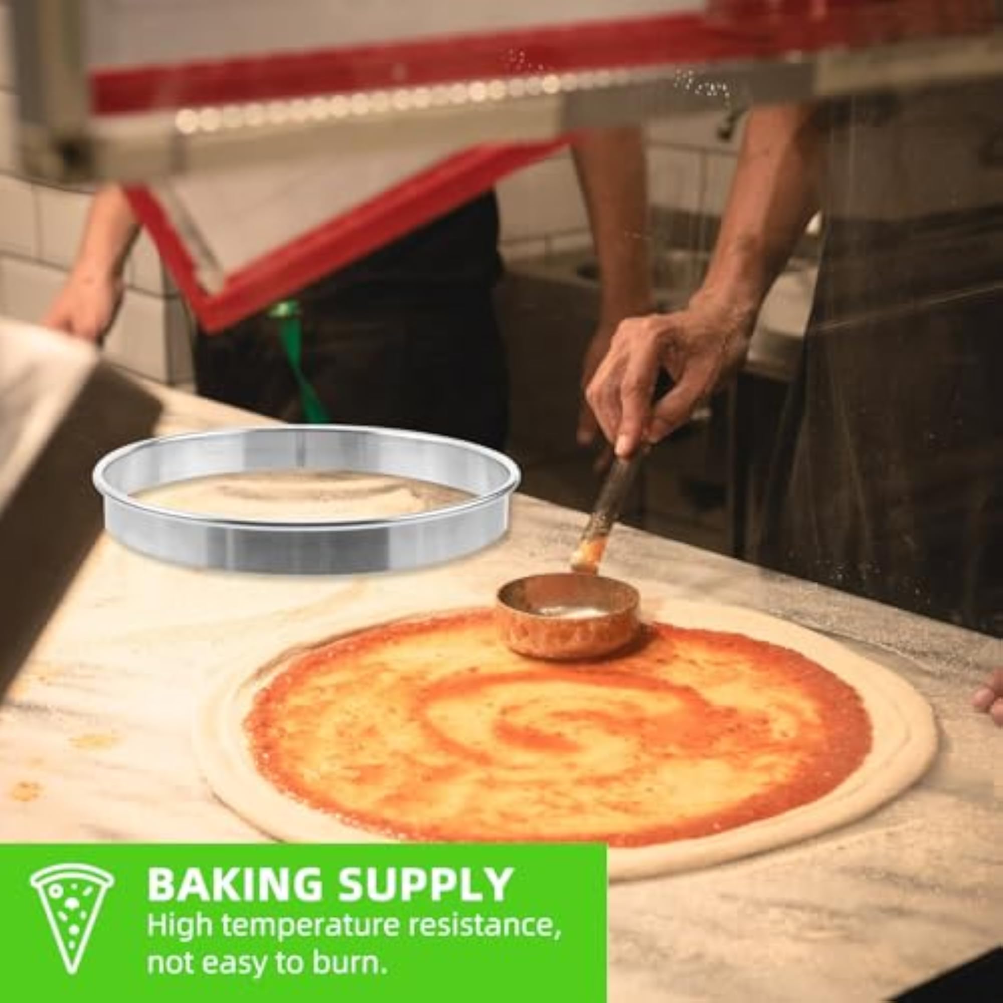 Stainless Steel Pizza Saucing Ring Baking Tool