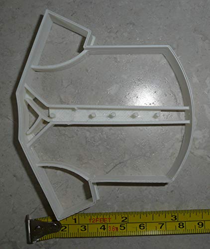 BASEBALL JERSEY WITH DETAILS TEAM OUTFIT UNIFORM ATHLETIC WEAR MLB SPECIAL OCCASION COOKIE CUTTER BAKING TOOL 3D PRINTED MADE IN USA PR2541