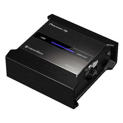 Controlador de iluminação de palco Pioneer DJ RB-DMX1, preto
