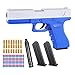 Shell Ejecting Toy Pistol Foam Blaster Toy Gun with Magazine Cartridge and Soft Bullet
