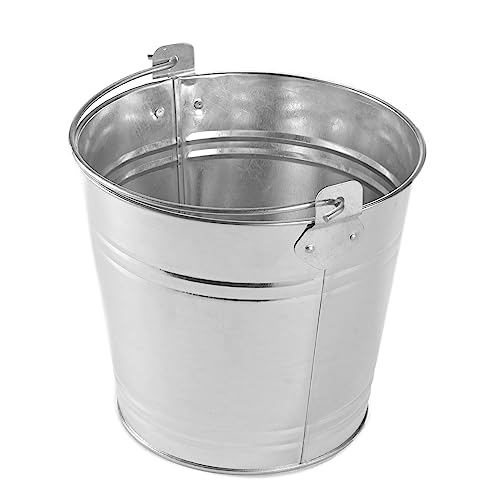American Metalcraft PTUB87 Natural Galvanized Steel Pail with Handle, 1.16-Gallon, 8" Diameter, Silver by American Metalcraft - Used condition - US$15.15
