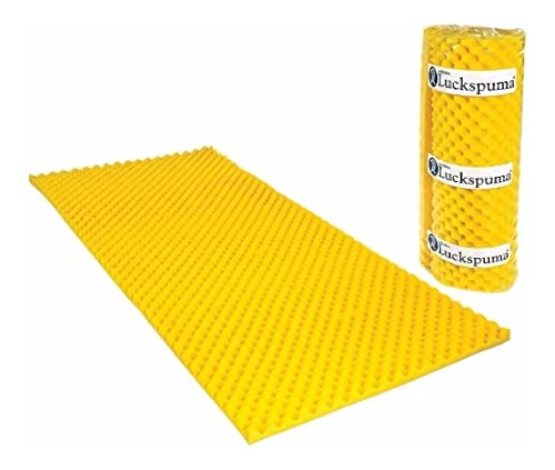 Pillow Top Gomos Colchonete Stress Ortopédico D18 Solteiro 85x185cm Luckspuma