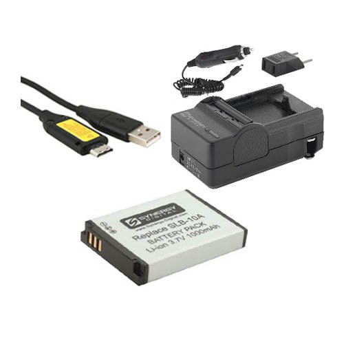 Samsung L100 Digital Camera Accessory Kit Includes: Sdslb10A Battery, Sdm-1501 Charger, Usb20Pin Usb Cable #TOP14