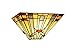 Chloe Lighting CH33293MS12-WS1 Kinsey, Tiffany-Style Mission 1-Light Wall Sconce, 12-Inch Wide, Multi-colored