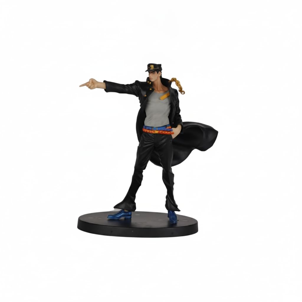 Offo JoJo's Bizarre Adventure Jotaro Kujo Action Figure | Lightweight Durable PVC Anime Collectible for Home, Office Desk & Study Table | Modern Showpiece for Fans & Collectors-image-42