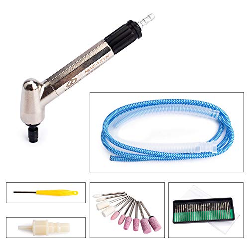 1/8" (3mm) 120 Degree Air Micro Die Grinder Kit High Speed Light Weight