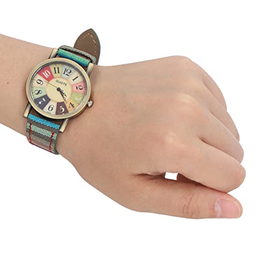Relógios, Relógio de Pulso Ajustável de Banda de Latão Forte e Durável, Relógio Feminino Hippie Esti