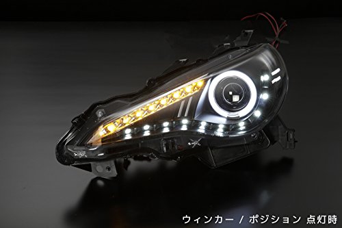 86 純正　ヘッドライト　RGB インナーマットブラック　 コーティング済 Amazon | 【純正HID車：インナーブラック】[流星バージョン]トヨタ 86