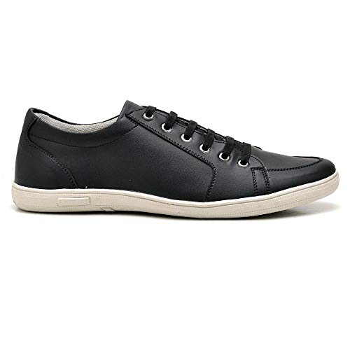 Sapatenis Masculino Casual Esporte Fino Social JNA SHOES Preto