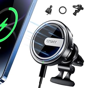 Ltsky 15W Mag-Safe Kabellose Kfz-Handyladegerät