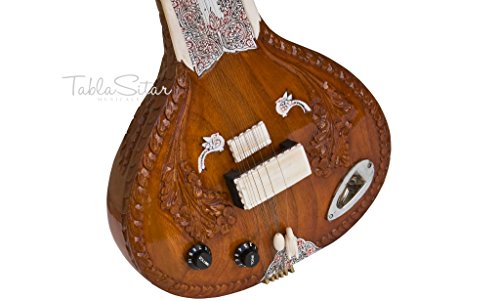 #1 Sitar - Maharaja Musicals Electric Sitar, Studio Edition, Great Acoustics, Volume And Tone Controls With Pick Up, Indian Musical Instrument, Seetar (Pdi-Aah) #TOP6