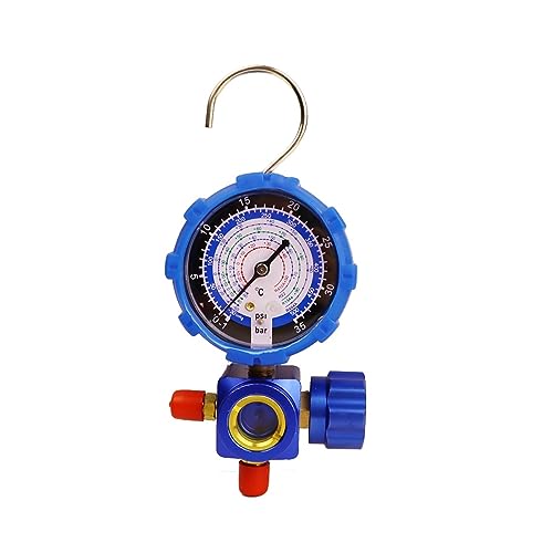 GARQ[W R410A R22 R134a R404A }}jz[hQ[W͌vou 800psi/500psi rWA~[t mȑ(Blue)