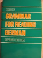 Grammar for Reading German 039526085X Book Cover