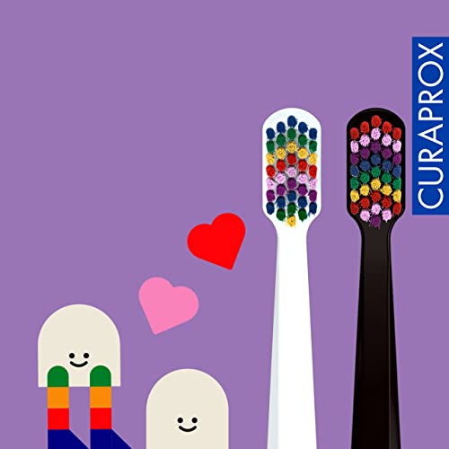 Curaprox Cs 5460 Ultra-Soft Toothbrush, Happy Lil Teeth Special Edition, Pack Of 2 #TOP5