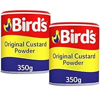 Bird’s Original Custard Powder 2er Set (2x350g) | Britisches Vanillepuddingpulver – Doppelpack in Setverpackung durch Pikaflor