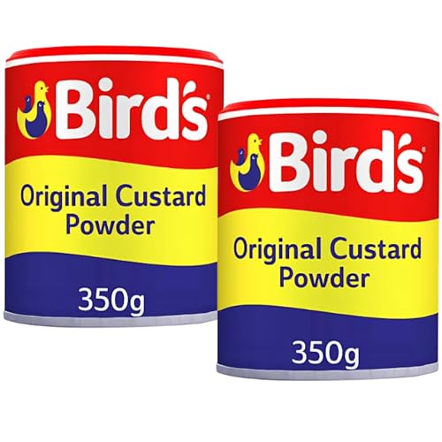 Bird’s Original Custard Powder 2er Set (2x350g) | Britisches Vanillepuddingpulver – Doppelpack in Setverpackung durch Pikaflor
