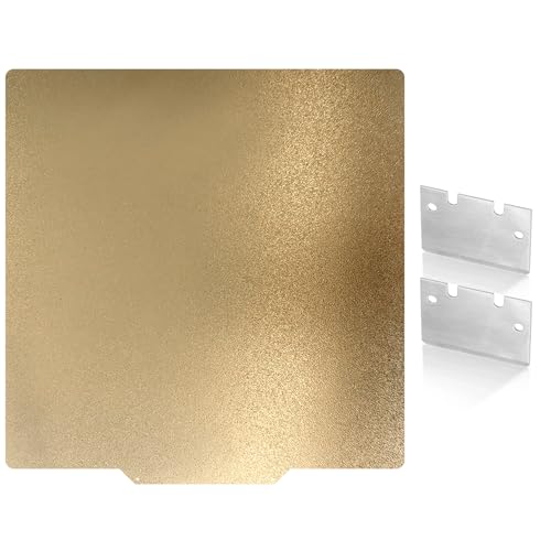 �A�b�v�O���[�h 430x430mm �l�v�`���[�� 4 �}�b�N�X ���� PEI �r���h�v���[�g�A3D �v�����^�[ �S�[���h �e�N�X�`�� PEI �v���b�g�t�H�[�� Elegoo Neptune 3 Max�p�AKobra 2 Max 430x430mm