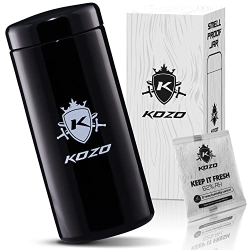 Black UV Airtight Storage Jar (2 oz)