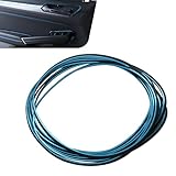 Hugwits Car Interior Trim Strips, 33ft Automotive Door Dashboard Decorative Trim, Self-Adhesive Door Edge Trim with Installing Tool, Universal for Most Cars (Blue)