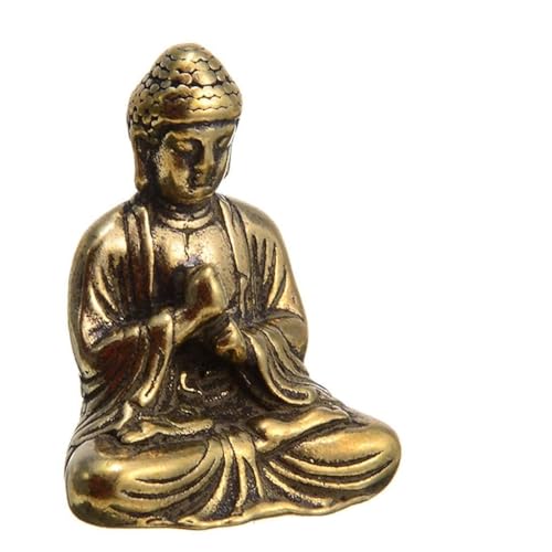 Statue Bouddha chinois Sakyamuni sculpture ornement Feng Shui décoration intérieure