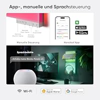 Nanoleaf Blocks Erweiterungspack | 2 Quadrate (Starterpack nötig), RGBW farbwechselnde Wandlampe, einstellbare Farbtemperatur 2700K to 6500K, diffus Stimmungslampe, White – Ansicht 8