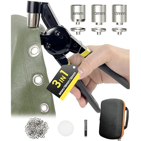 HAPDEN Multi-Size Grommet Tool Kit 608 Pcs Cover