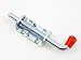 8 Pcs Metal Lock Barrel Bolt Spring Loaded Latch 6.5 Inches Long w Grip Heavy Duty