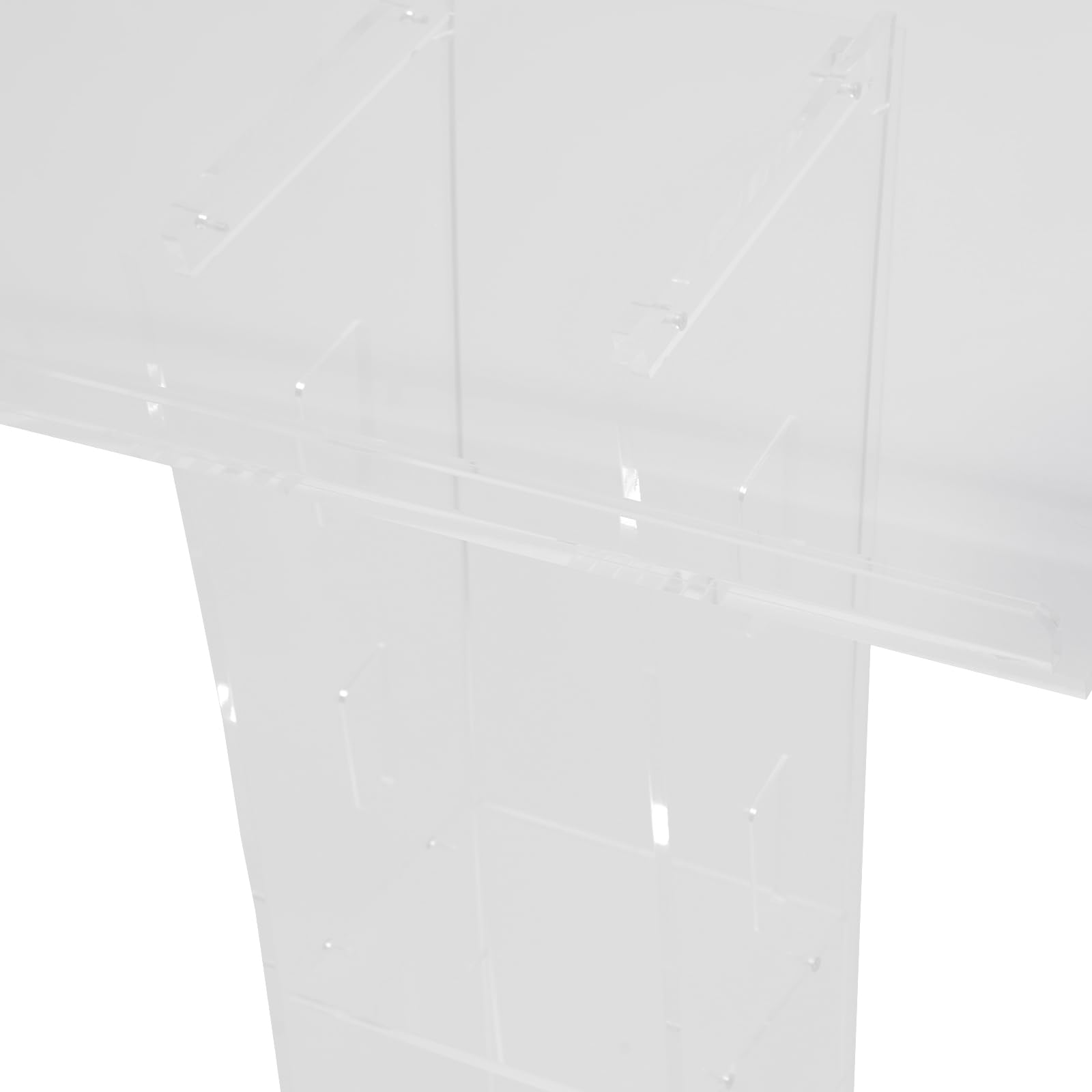 Podium en acrylique - 60 x 40 x 110 cm - Pupitre de conférencier transparent - Convient pour les écoles, les églises, les messages, les universités, les conférences de presse et autres lieux