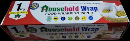 Image of Multipurpose Food Wrapping Paper Eco-Friendly Food Grade Butter Paper Food Storage Roll for Sandwich, Cheese, Fruit, Bread, Snacks (1kg)