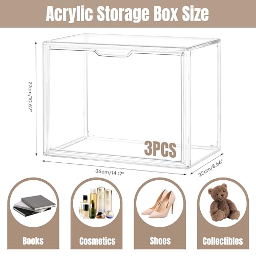 Umisu 3 Pièce DIY Vitrine Transparent pour Collection – vue 2