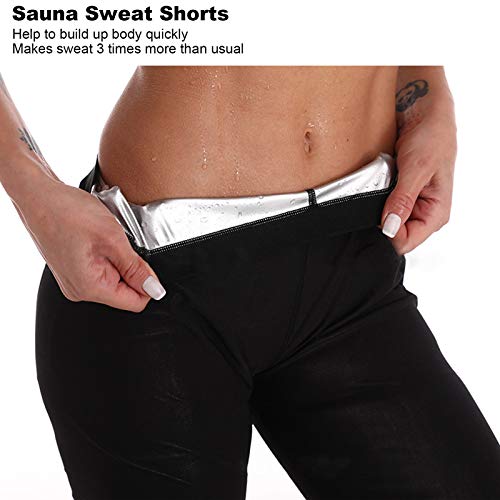 Short para sauna e suor, modelador corporal, shorts para sauna, calça de treino, neoprene respirável