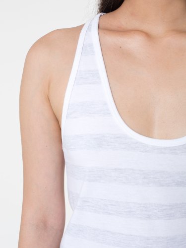 Débardeur dos nageur à rayures coton léger taille S femme
