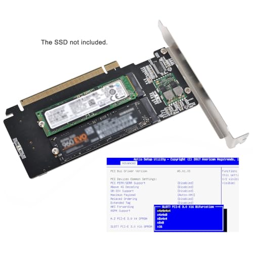 Image of Combo M.2 NGFF B-Key & mSATA SSD to SATA 3.0 Adapter Converter Case Enclosure with Switch