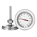 Produktbild Bratenthermometer BBQ für Grill, Räucherofen, Pizza - Temperaturanzeige 120  für Kochen, Fleisch, Smoker Oven - Edelstahl Küche Lebensmittel Thermometer