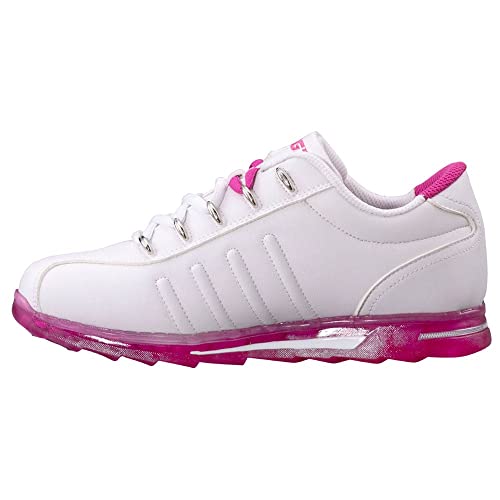 Lugz Women's Changeover II Sneaker, White/Fuchsia Ice, 8