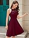 Bbonlindress Vintage Short Cocktail Prom Bridesmaid Junior Semi Formal Wedding Guest 2024 Red Dress Claret XL